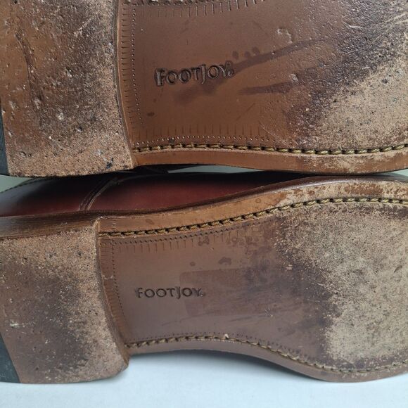 Footjoy Golf Classic Leather Oxford Derbys Dress Shoe Men US 10D Brown 79206 USA main image 15